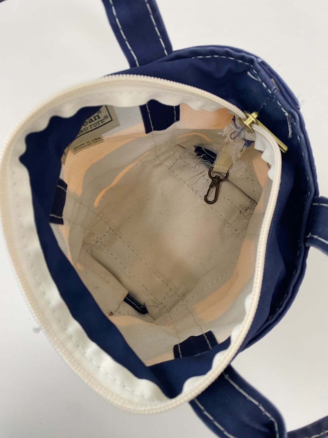 90‘s 엘엘빈 보트 엔 토트 미니백 상품이미지7