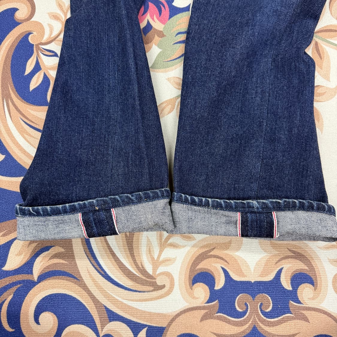 (30)JPN 에드윈 EDWIN 505 셀비지 진청 데님팬츠 상품이미지7