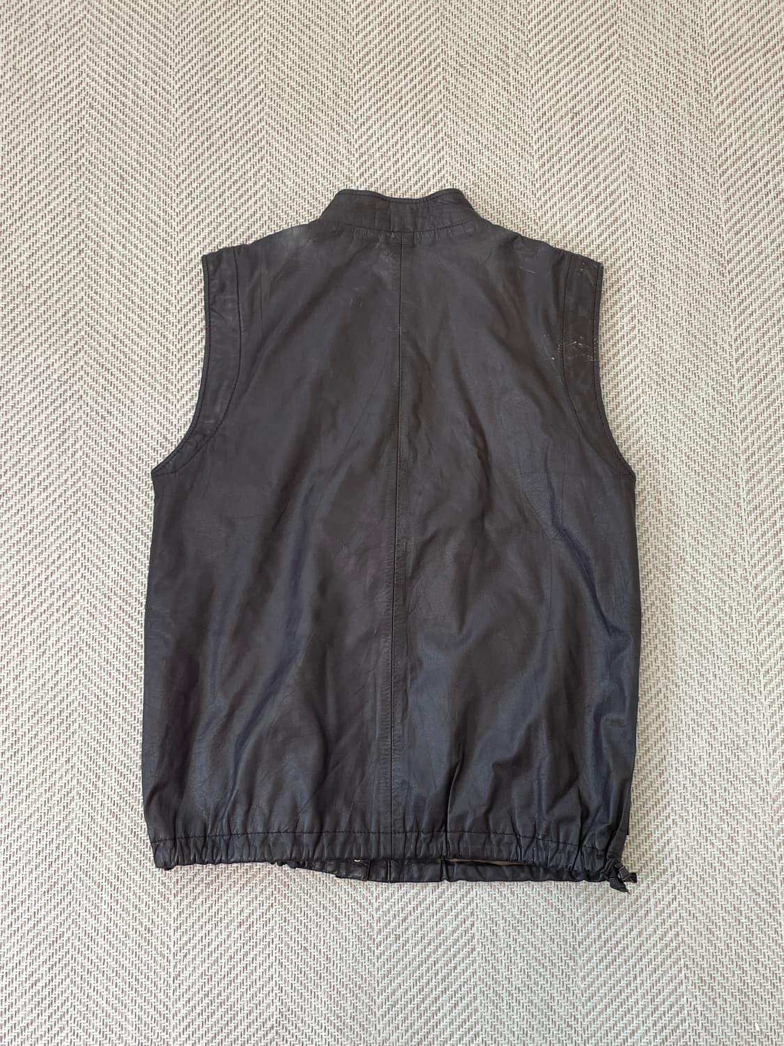 빈티지 REGINA 양가죽 레더 베스트  J03922 상품이미지8