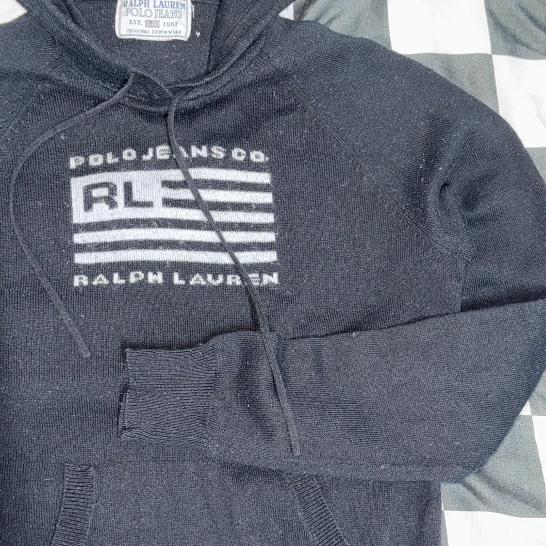 폴로 랄프로렌 성조기 니트 후드 상품이미지3