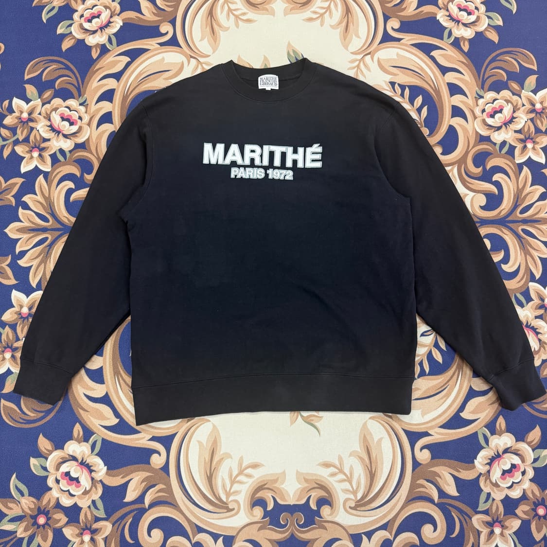 (XL)마리떼 프랑소와 저버 맨투맨(블랙) 상품이미지1