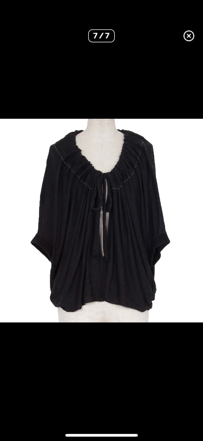 Yohji yamamoto top, 셔링 튜닉 상품이미지7