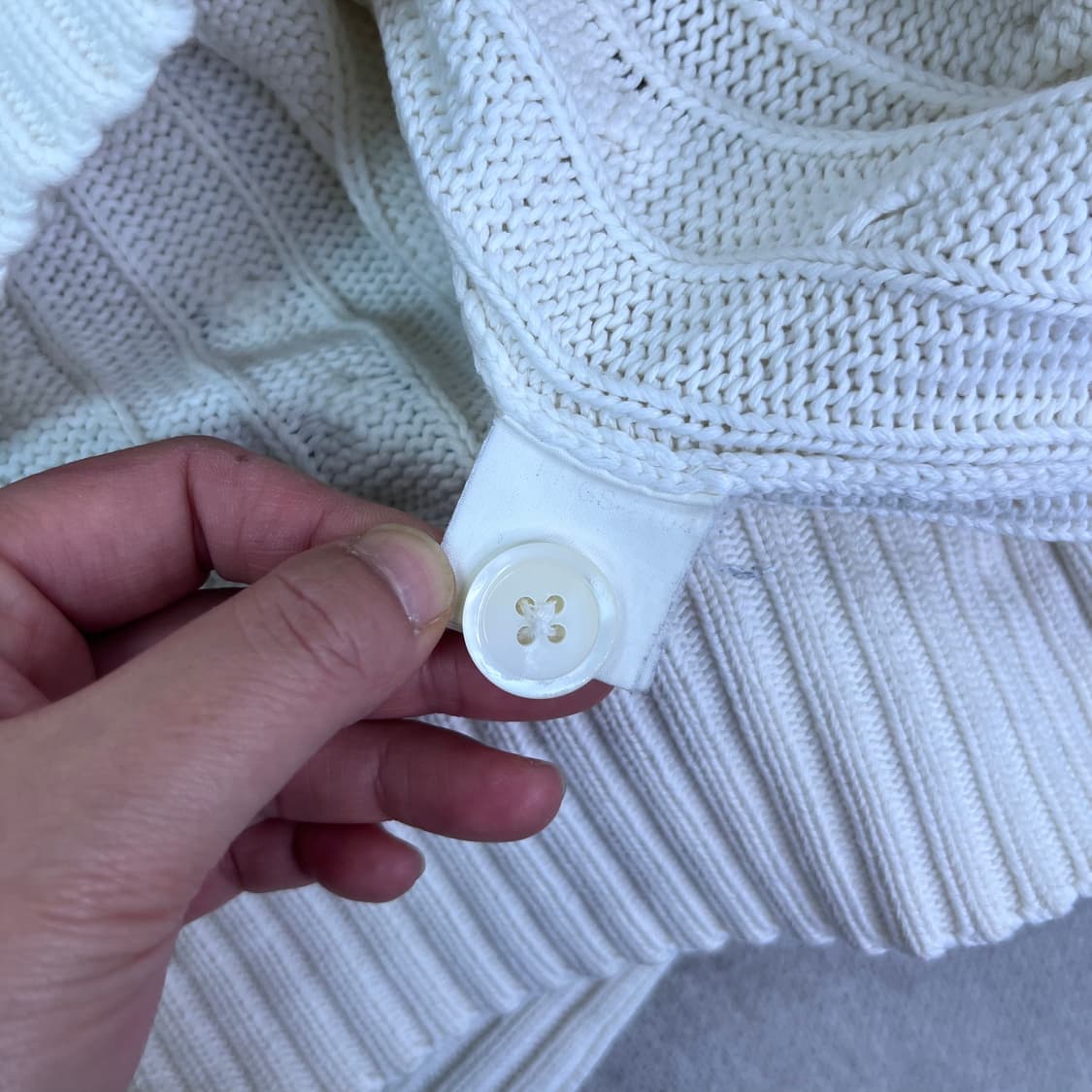 105 폴로 랄프포렌 90s 꽈배기 가디건 상품이미지7