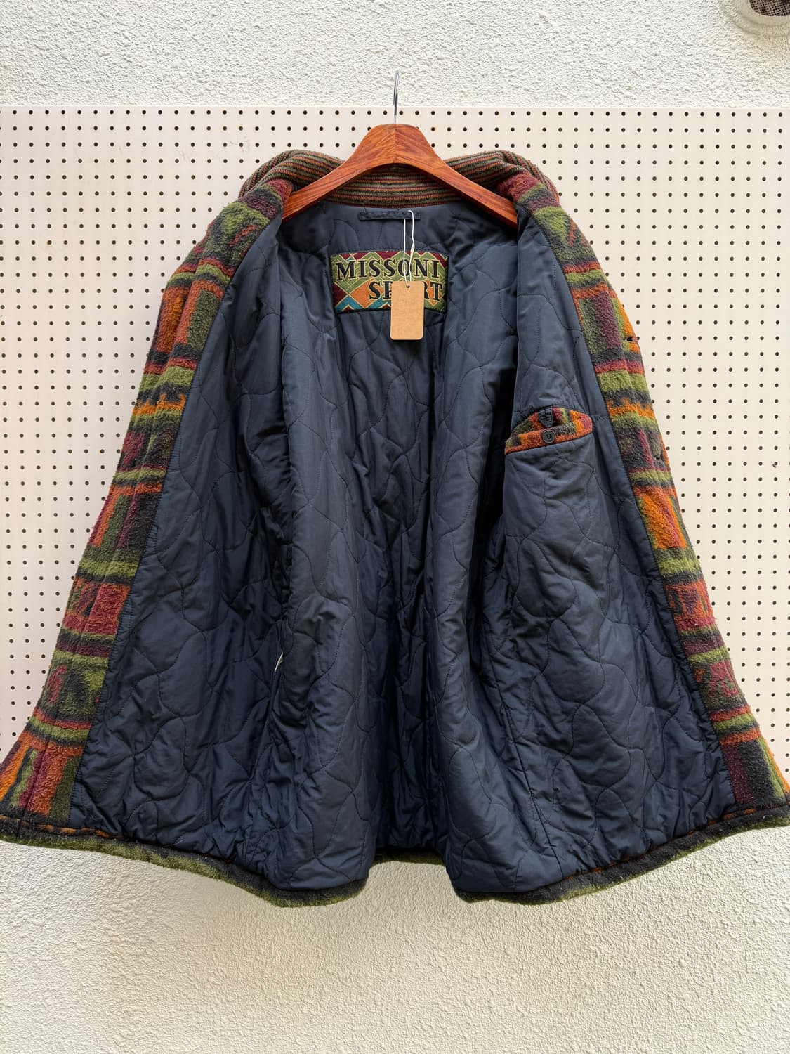 1990s MISSONI SPORT AZTEC WOOL 미쏘니스포츠자켓 상품이미지3