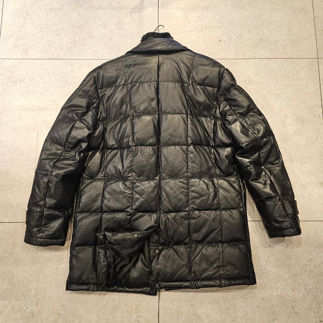 앤드류마크 가죽 패딩코트 양가죽 구스다운 상품이미지2