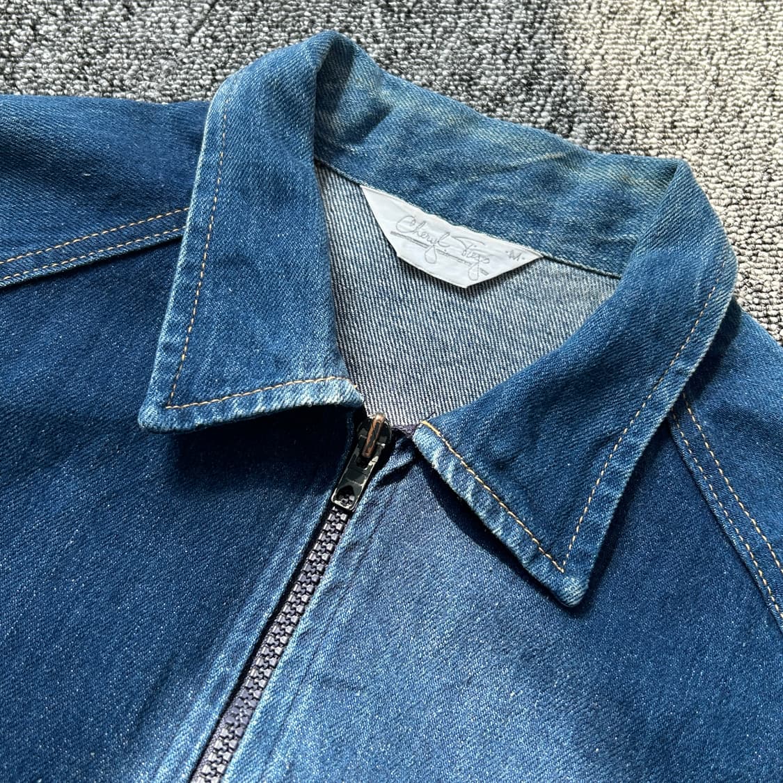 Cheryl Viess 빈티지 청자켓 상품이미지5