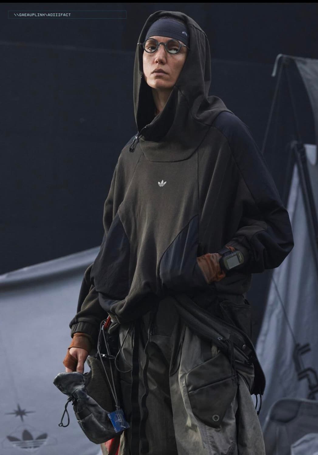 아디다스 오리지널 x HAMCUS 햄커스 22fw 컬러블록 로고 맨투맨 상품이미지2