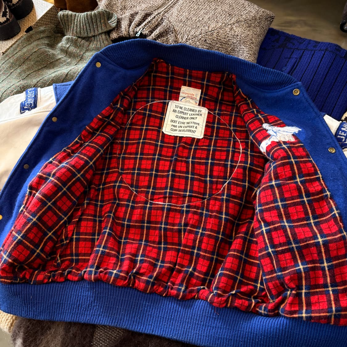 캐나다 토론토 레더 암 바시티 캐나다 바시티 상품이미지7