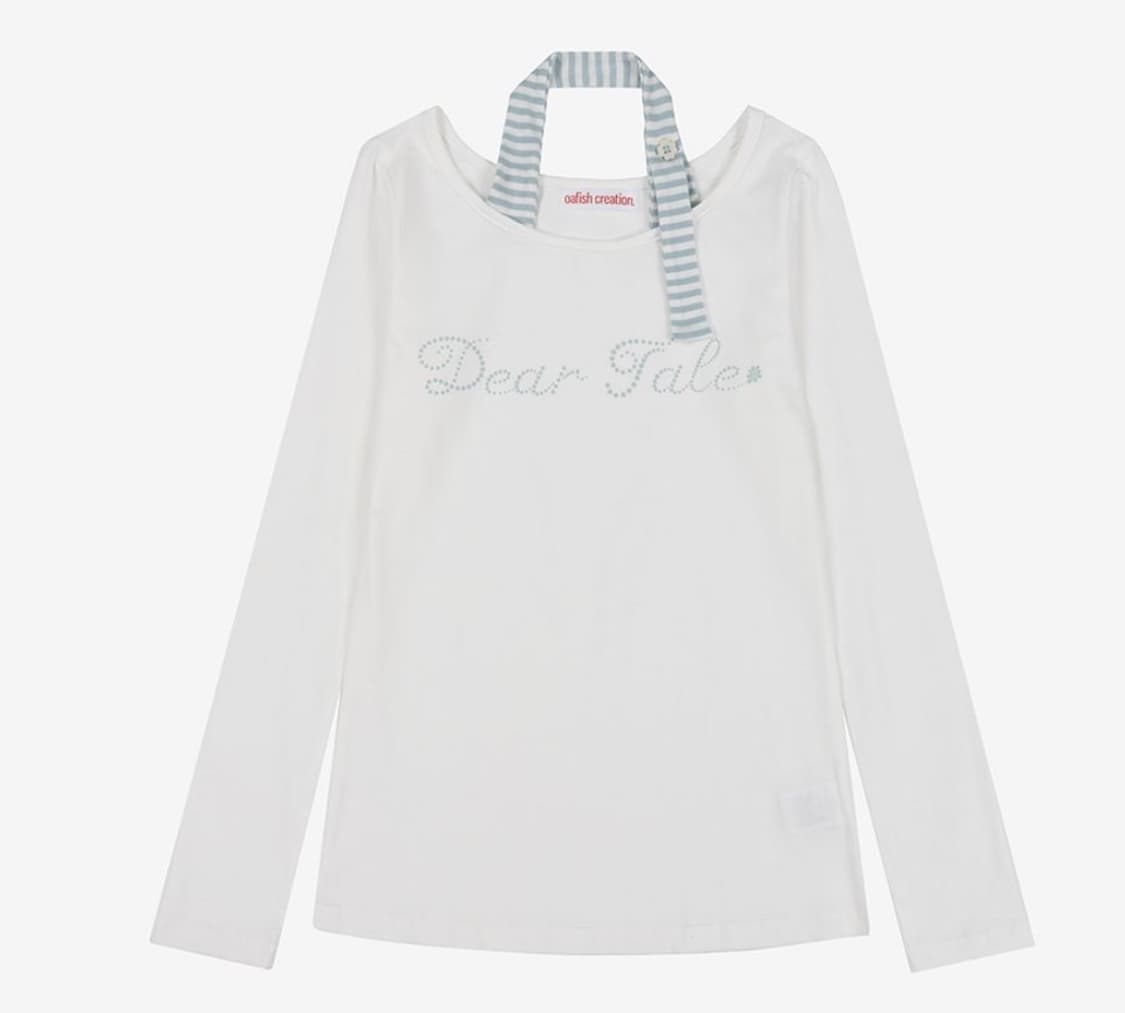 오피쉬 Dear-Tale Stripe Halter Longsleeve 상품이미지1