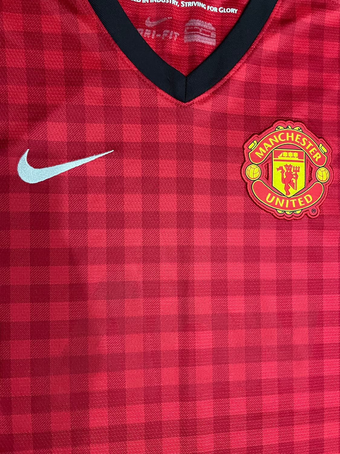 12-13 나이키 맨유 홈 유니폼 레드 상품이미지3