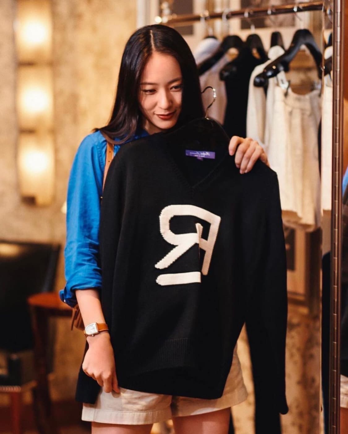 랄프로렌 퍼플라벨 RL 인타르시아 니트  상품이미지3