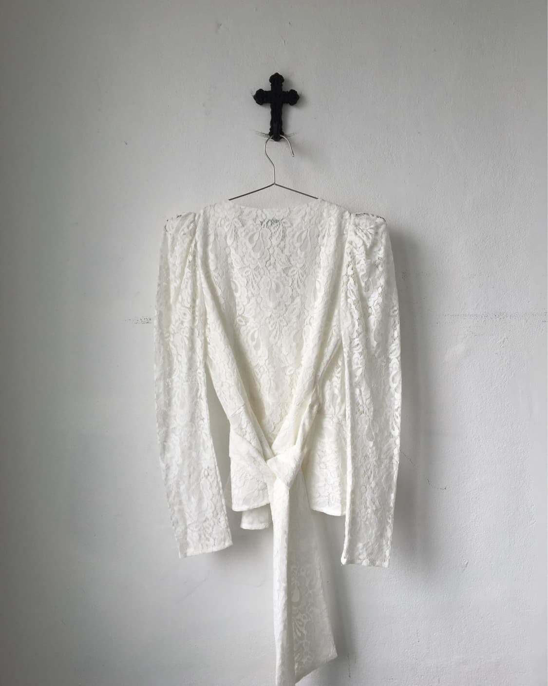 Lace wrap blouse 상품이미지3