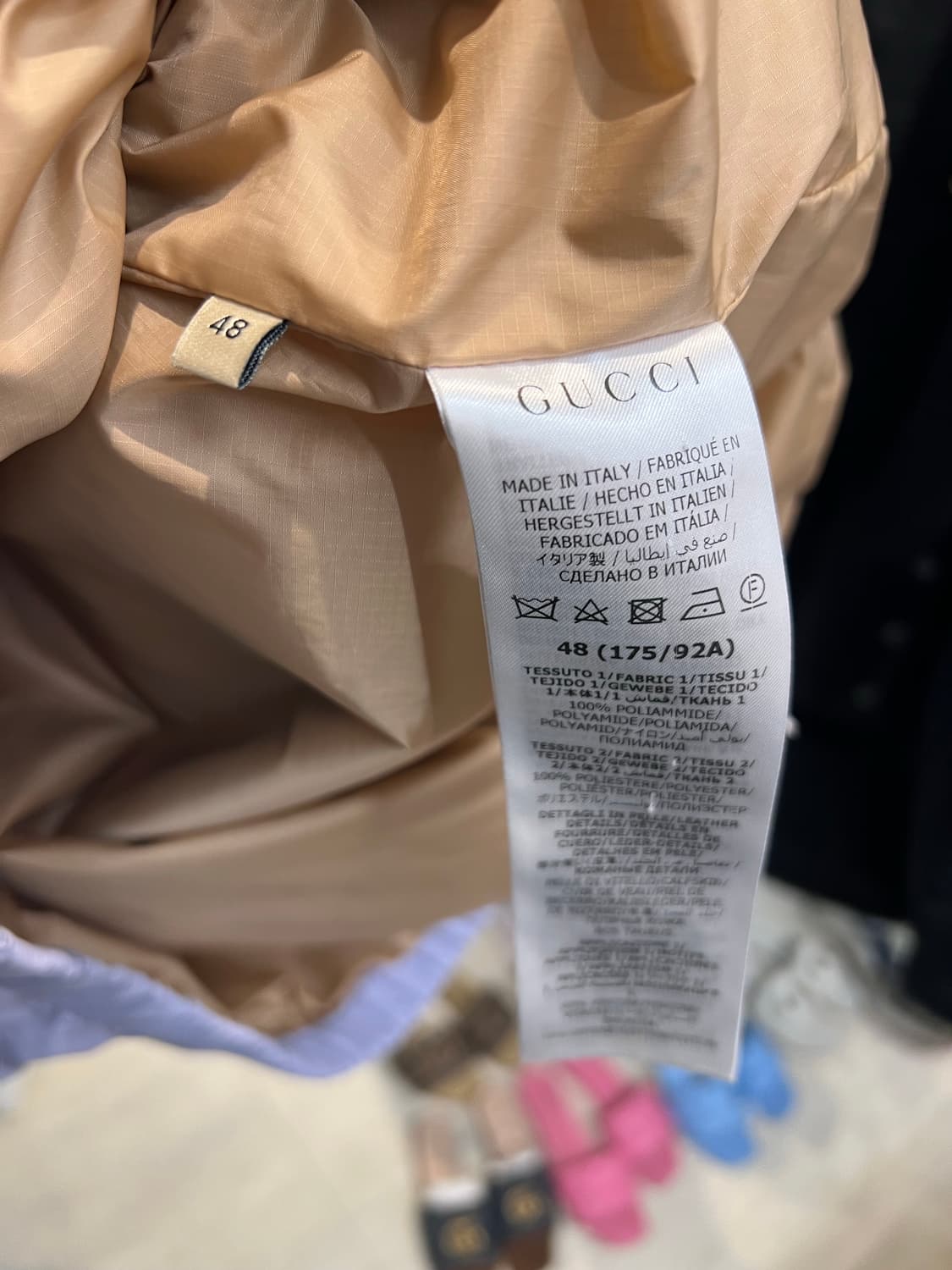 (48) 구찌 스트라이프 트랙 멀티컬러 아노락 트랙자켓  상품이미지7