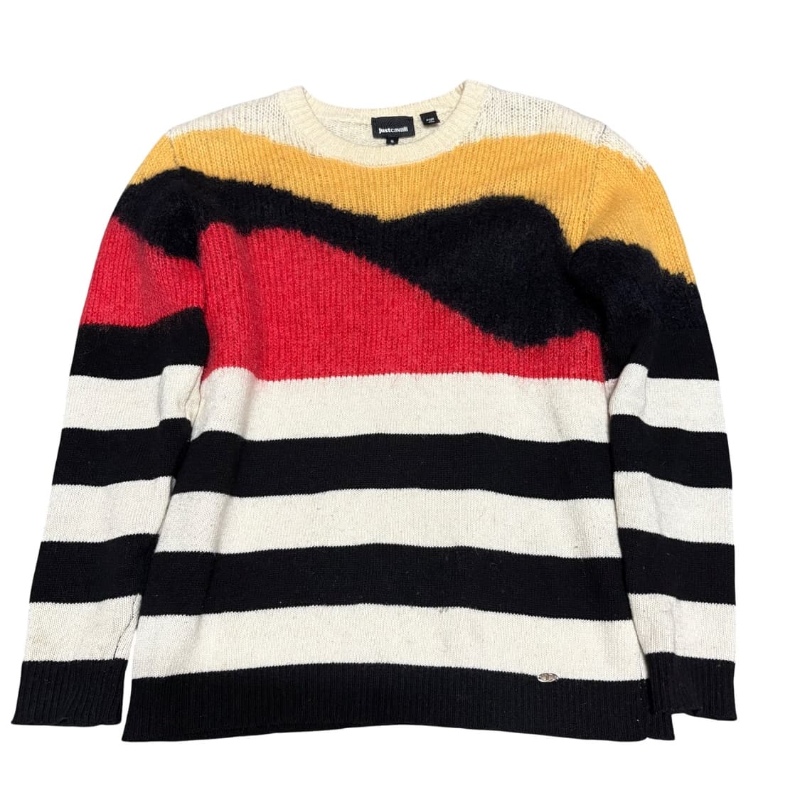 just cavalli 하프 모헤어 스트라이프 니트 S   상품이미지2