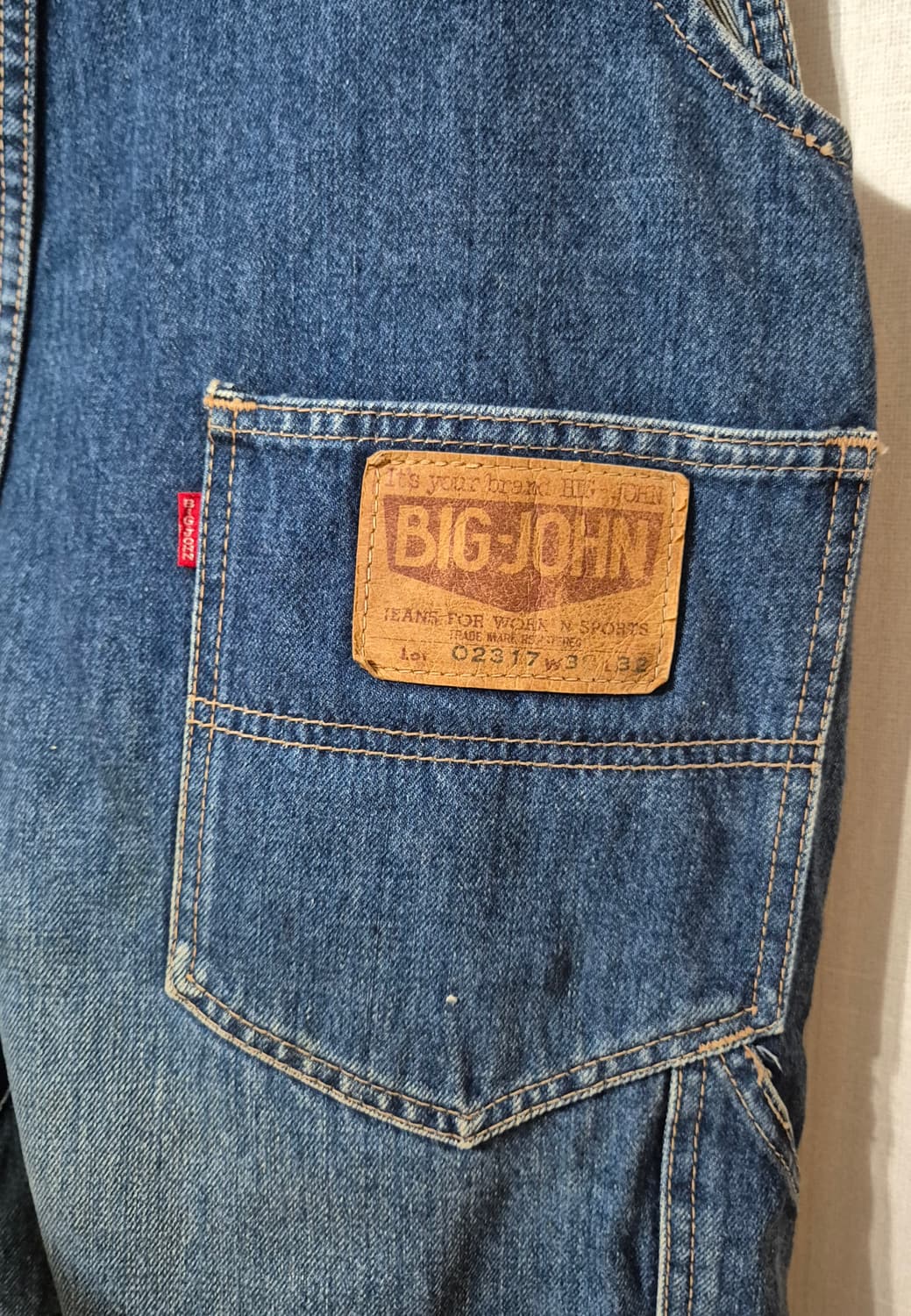 BIG JOHN 빅존 빈티지 오버롤 멜빵바지 상품이미지3