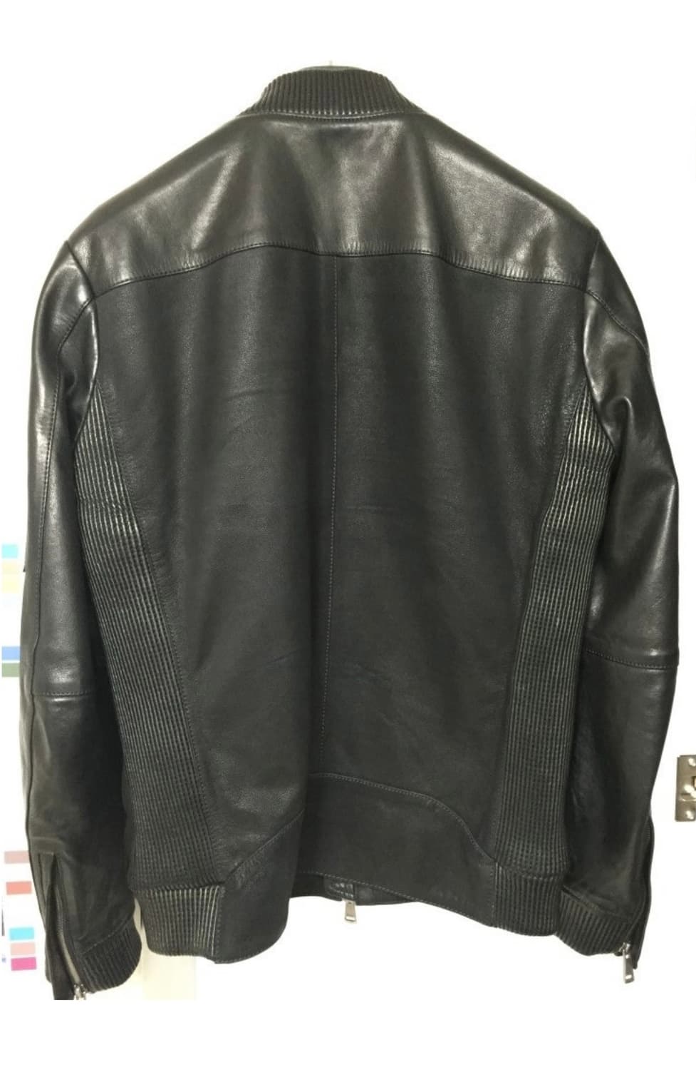 지오지아 앤드지 블루종 MA-1 가죽자켓(L 100) 새상품 상품이미지2