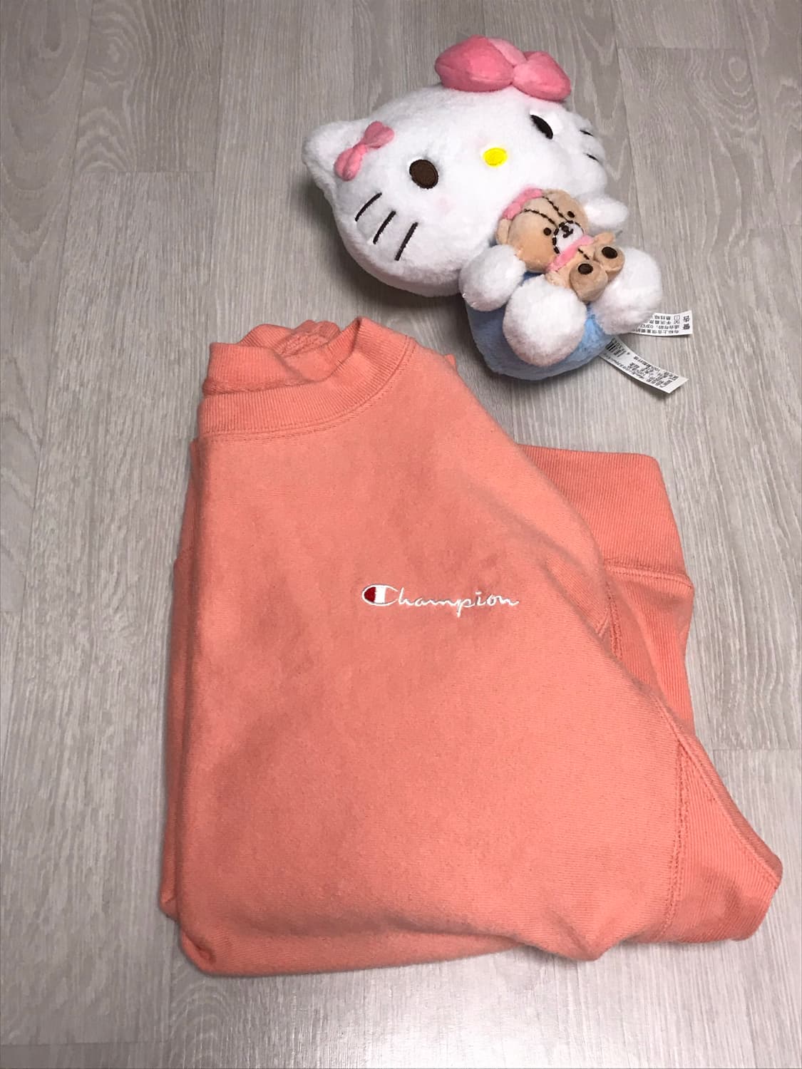 챔피온 핑크 맨투맨 M 상품이미지1