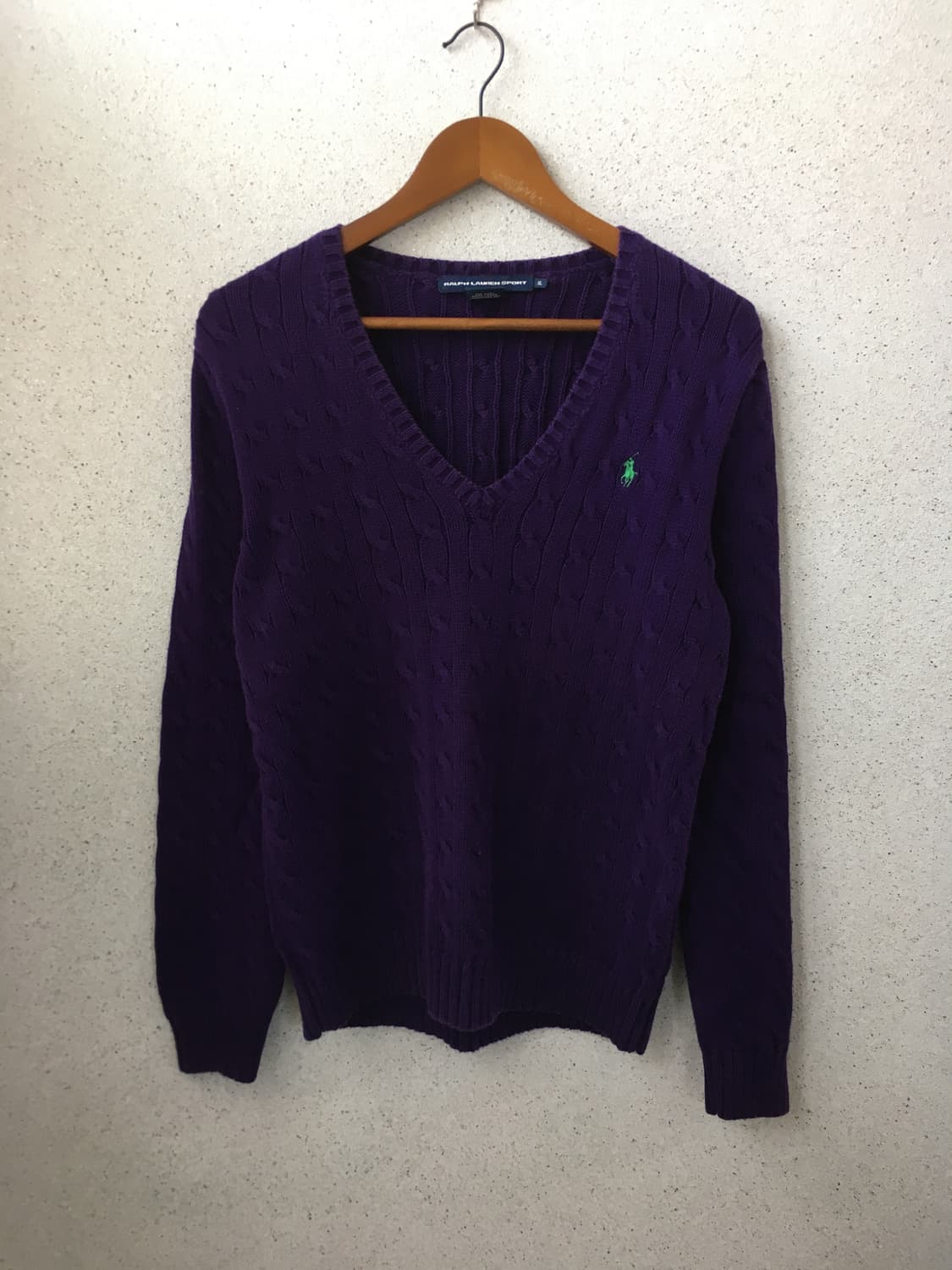 폴로 랄프로렌 꽈배기 니트 상품이미지1