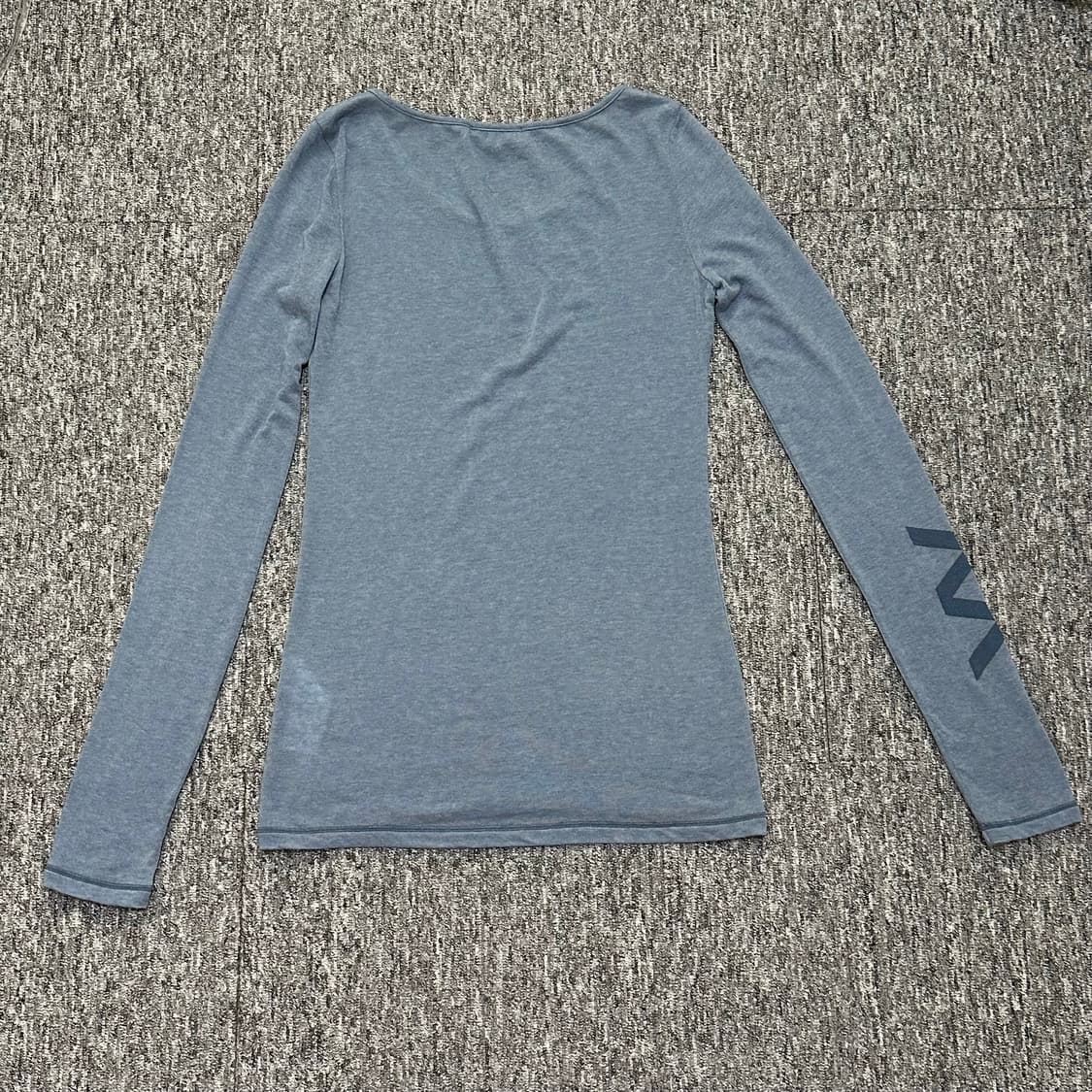 Open yy 오픈와이와이 롱슬리브 긴팔티 블루 상품이미지5