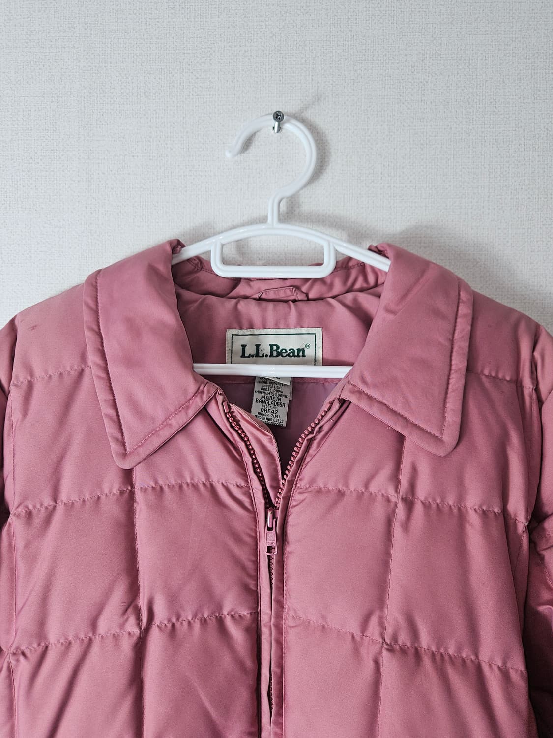 L.L.Bean 구스다운 퀄팅 패디드 자켓 블루종 우먼스 M 상품이미지3