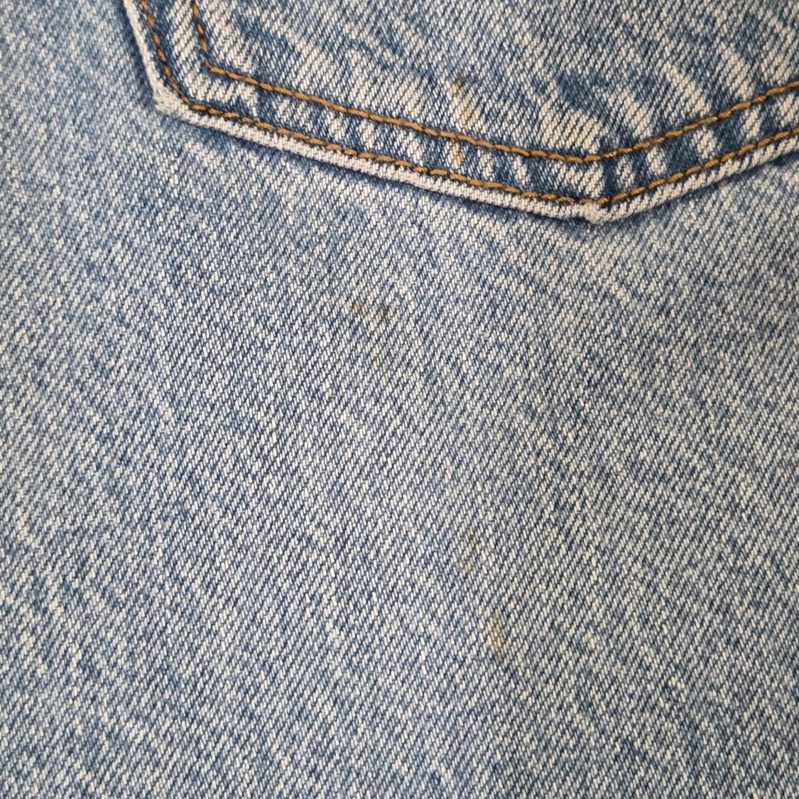 90s 리바이스 501 빅E 프리미엄 연청 컷팅진 26/30 상품이미지8