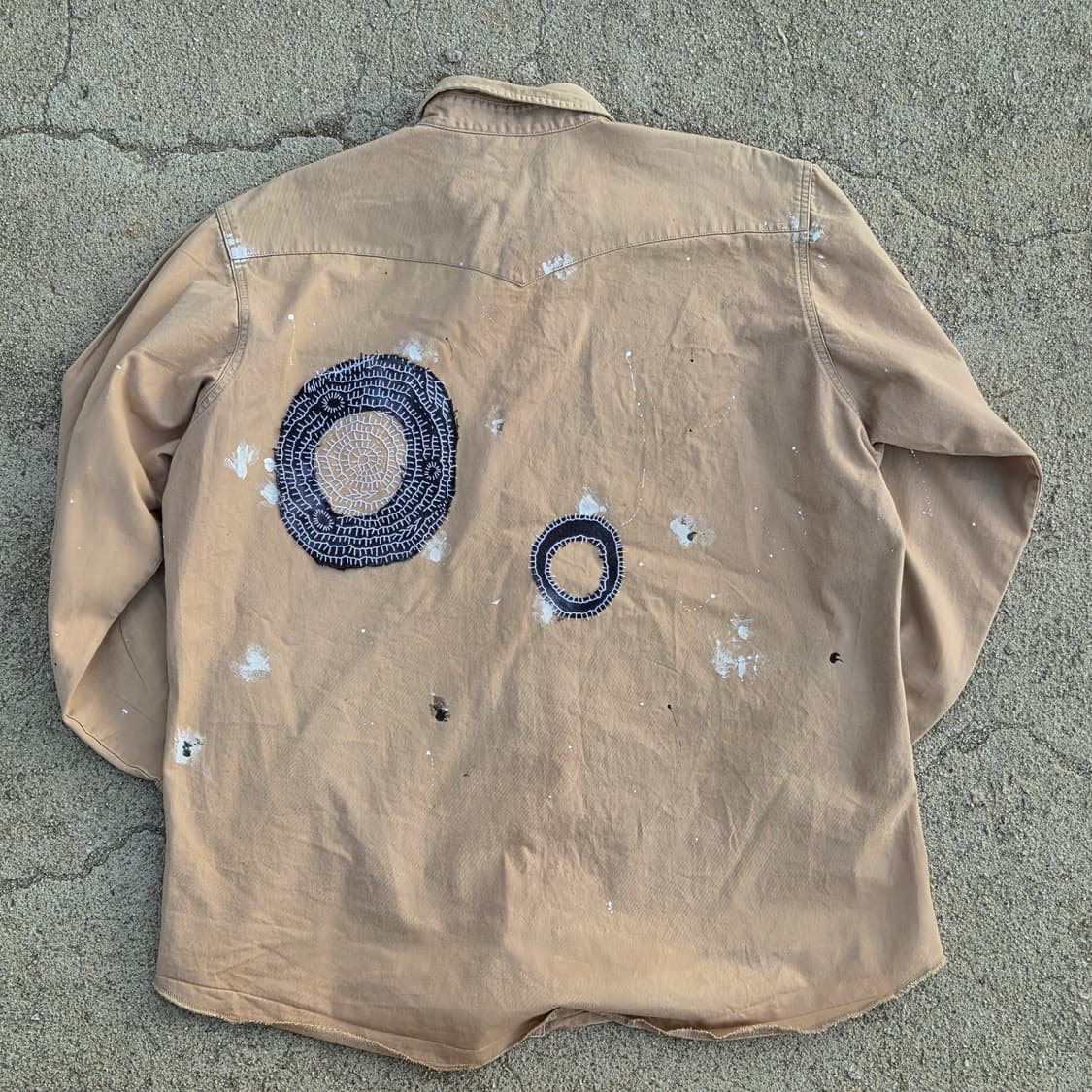 S.O/패치워크, 자수 커스텀 셔츠 상품이미지3