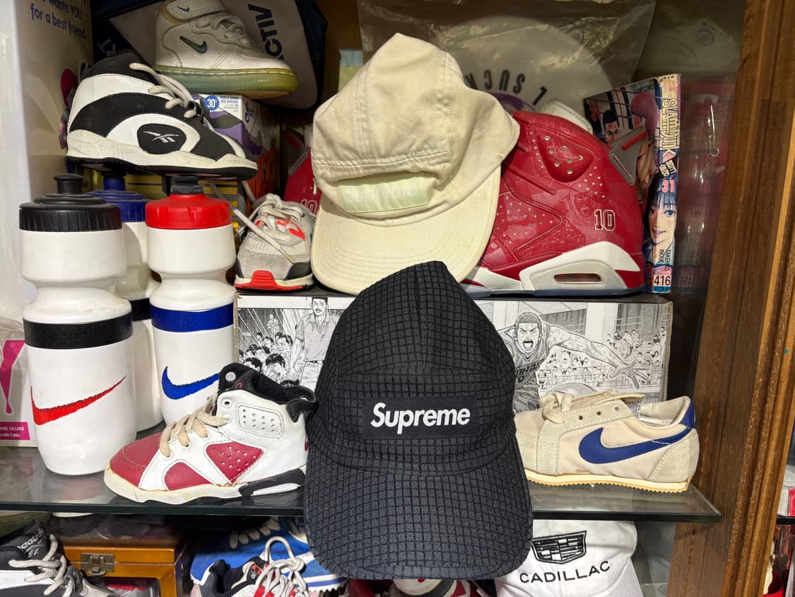 슈프림 데님 립스탑 캠프캡 블랙 - 22SS 상품이미지4