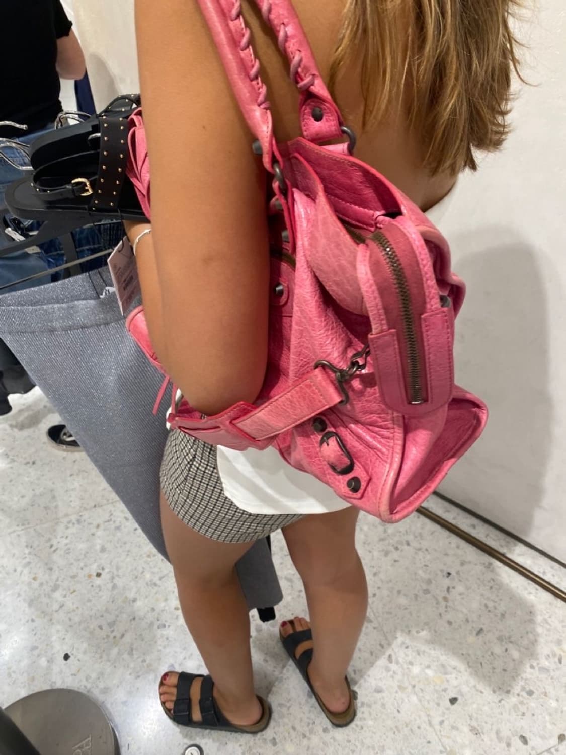 발렌시아가 클래식 모터백 네오민트 상품이미지8