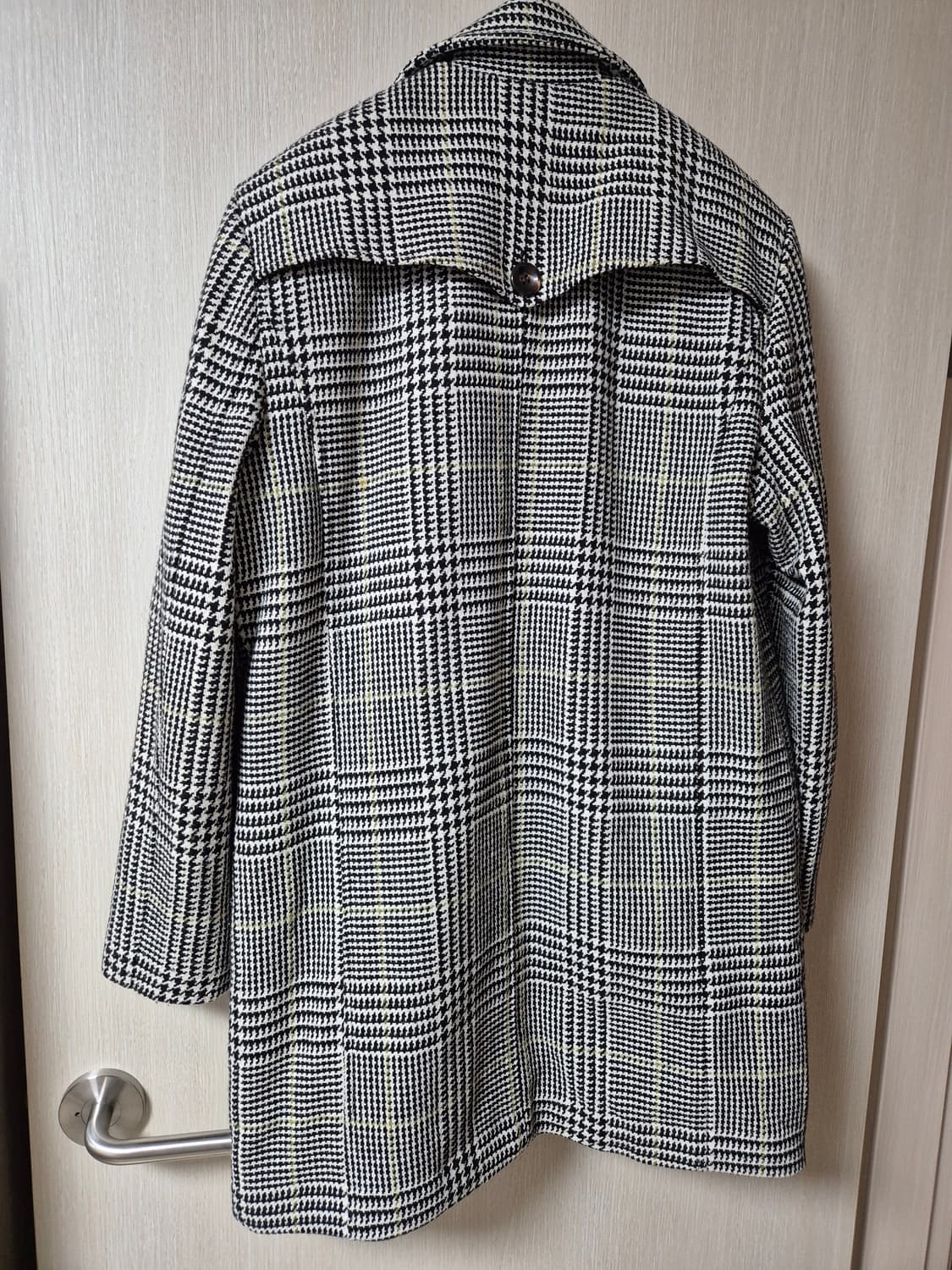 에르메네질도제냐 체크 울자켓 울하프코트 95 남성 상품이미지2