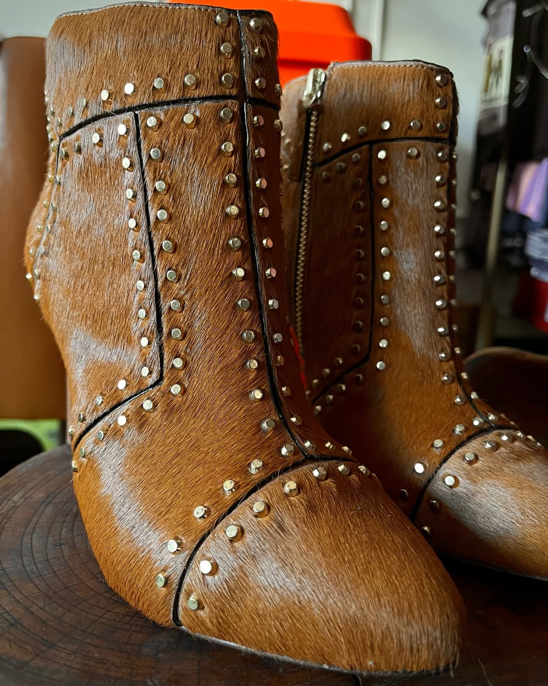 UNITED NUDE Real Pony Hair Studs Heel 상품이미지4