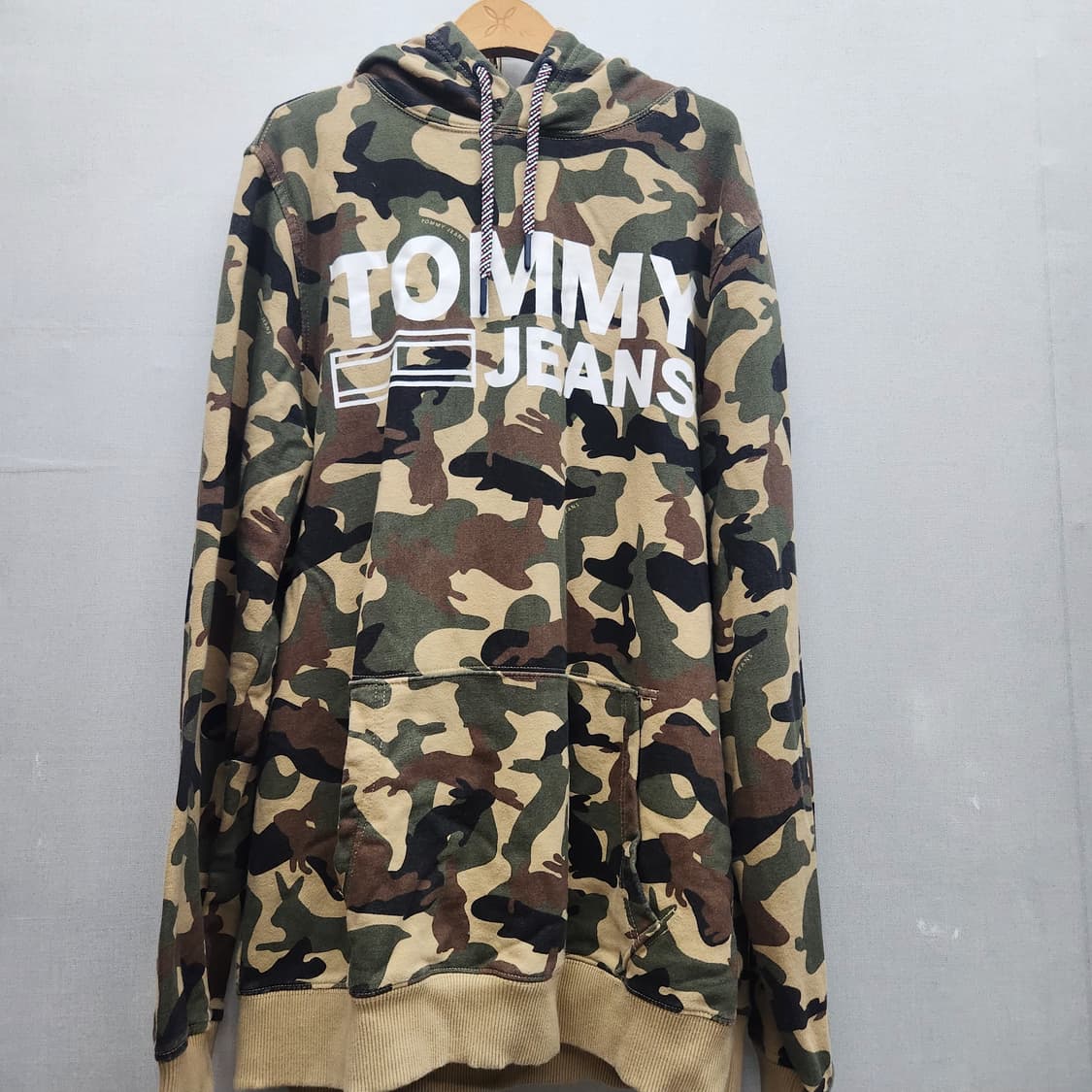 타미진스 빅로고 카모플라쥬 빈티지 후드티 XL(XL) 상품이미지1
