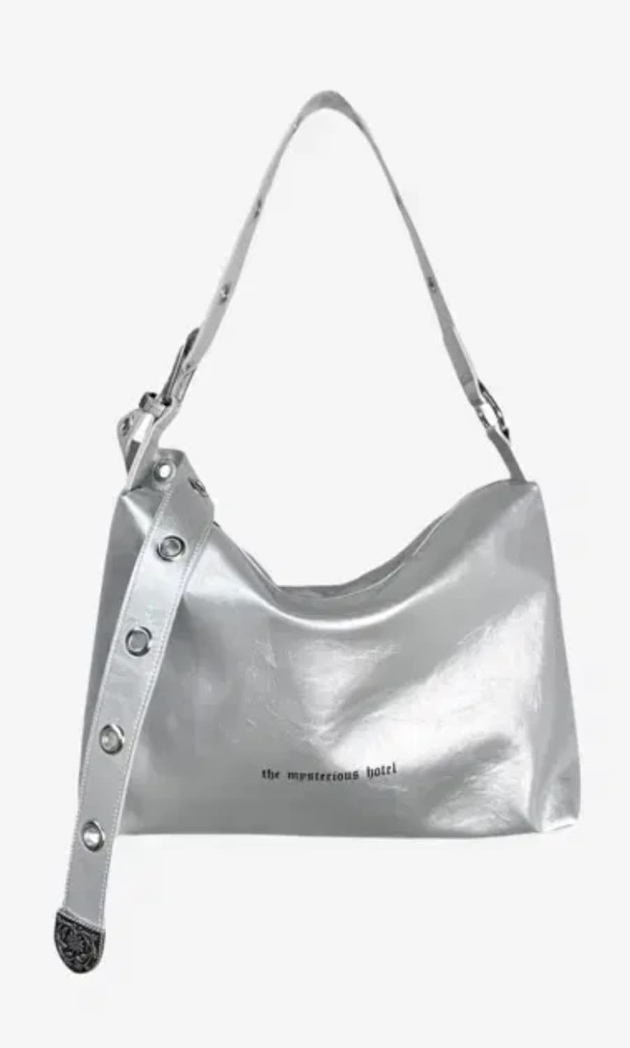 미스테리어스호텔 웨스턴 호보백 실버 상품이미지1