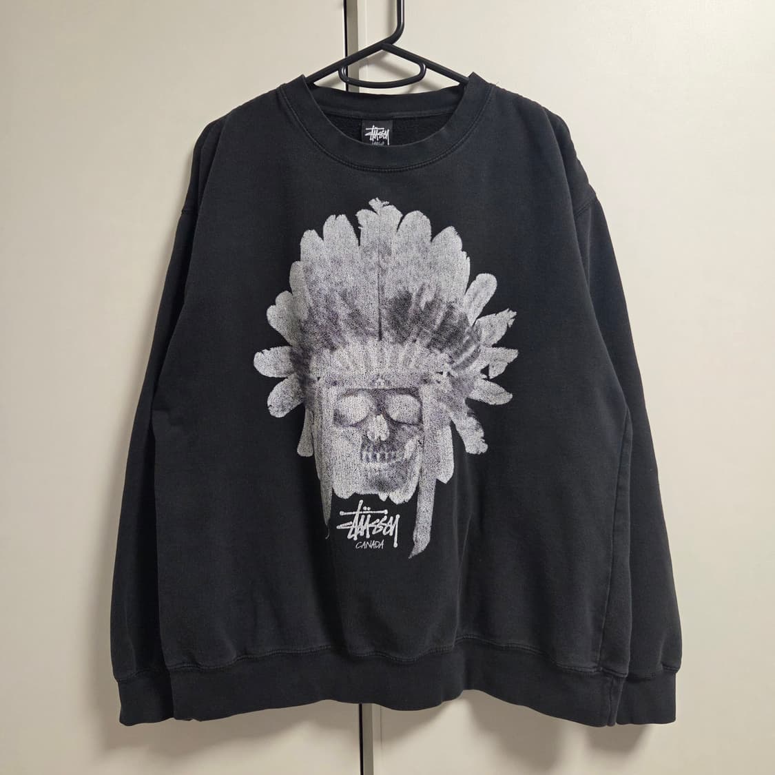 Made in USA 한정판 스투시 맨투맨 스웻셔츠 L(100) 상품이미지1