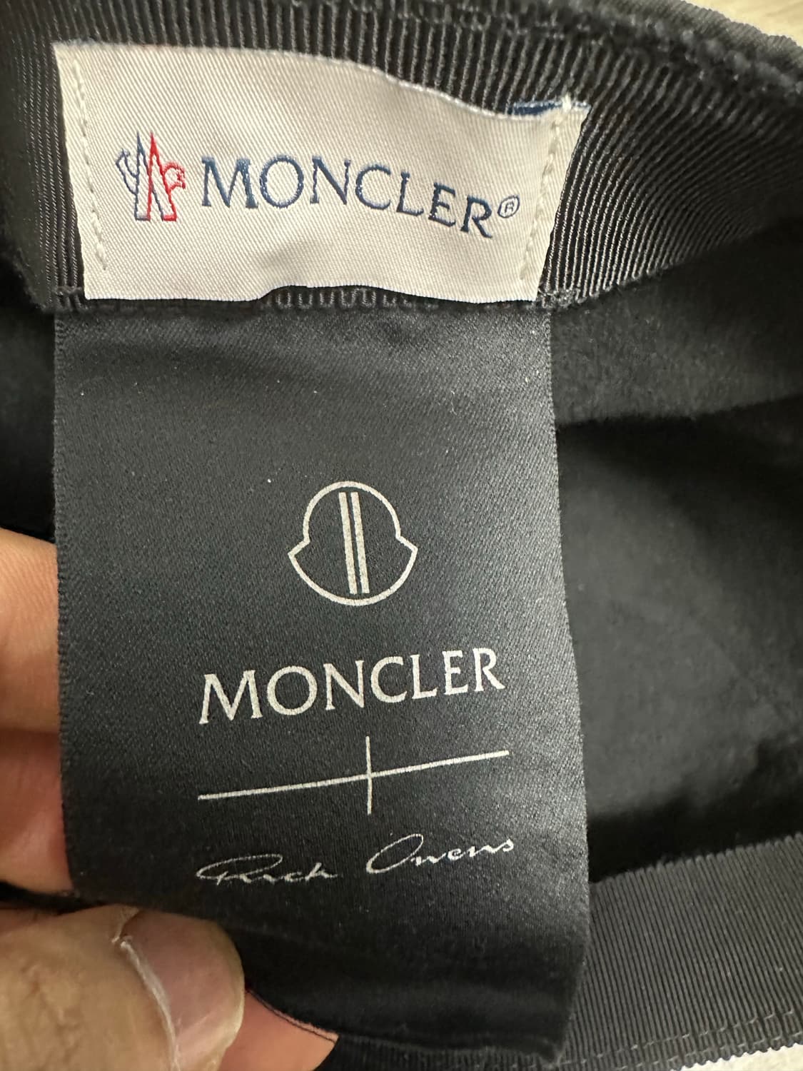 릭오웬스 x 몽클레어 베이스 볼캡 20FW 상품이미지8