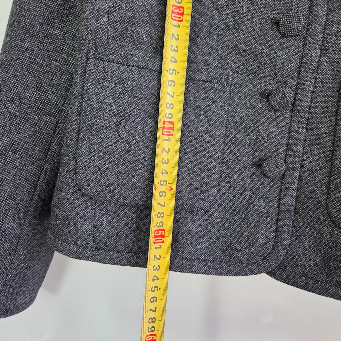 [ON&ON] 온앤온 25ss 울 혼방 노카라 버튼 자켓 여성 상품이미지10