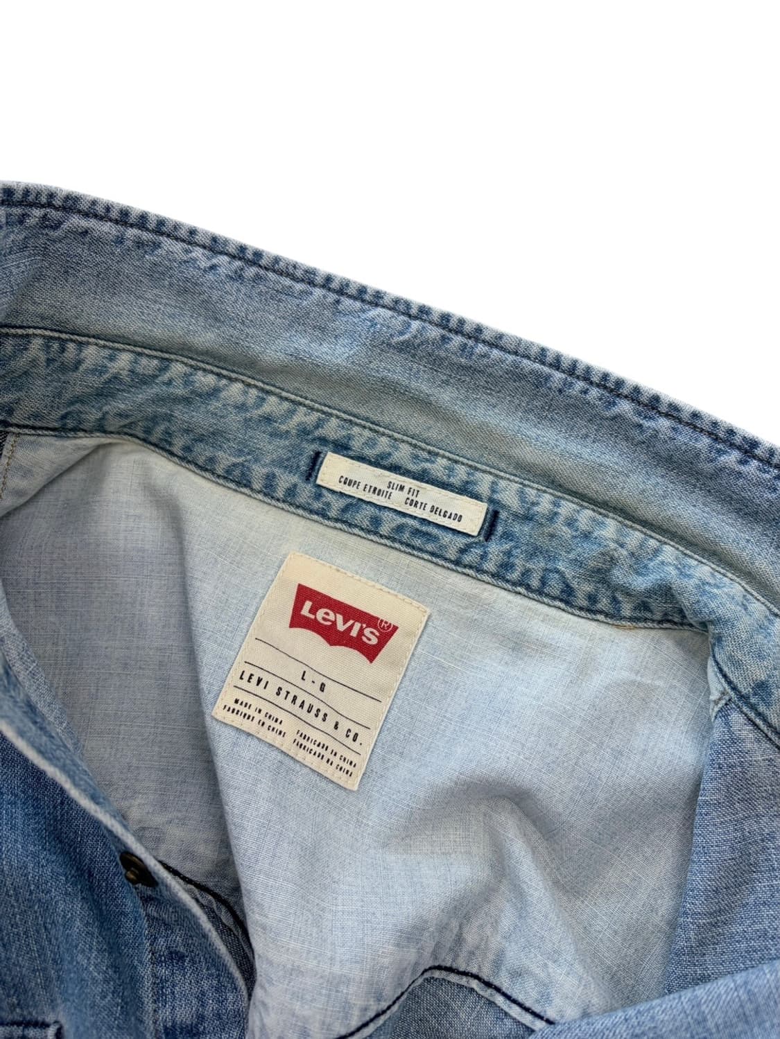 리바이스 샴브레이 셔츠 (L)  상품이미지8