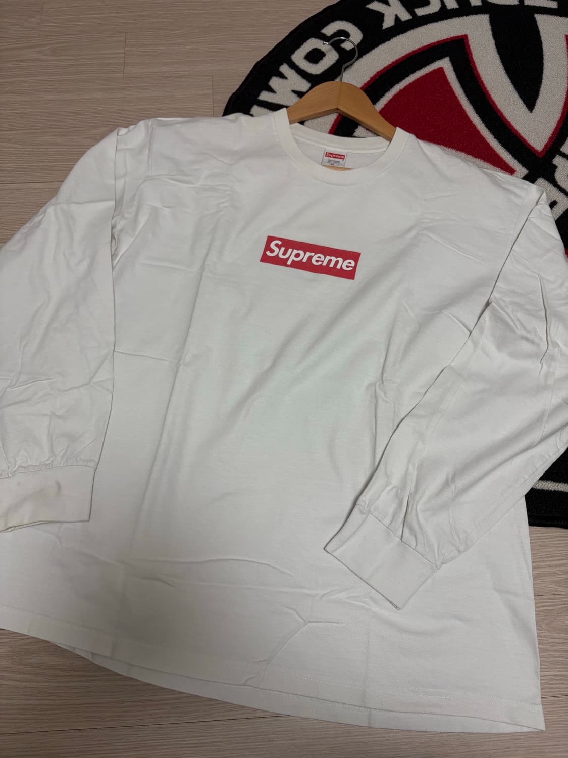 슈프림 박스로고 롱슬리브 xl 상품이미지1