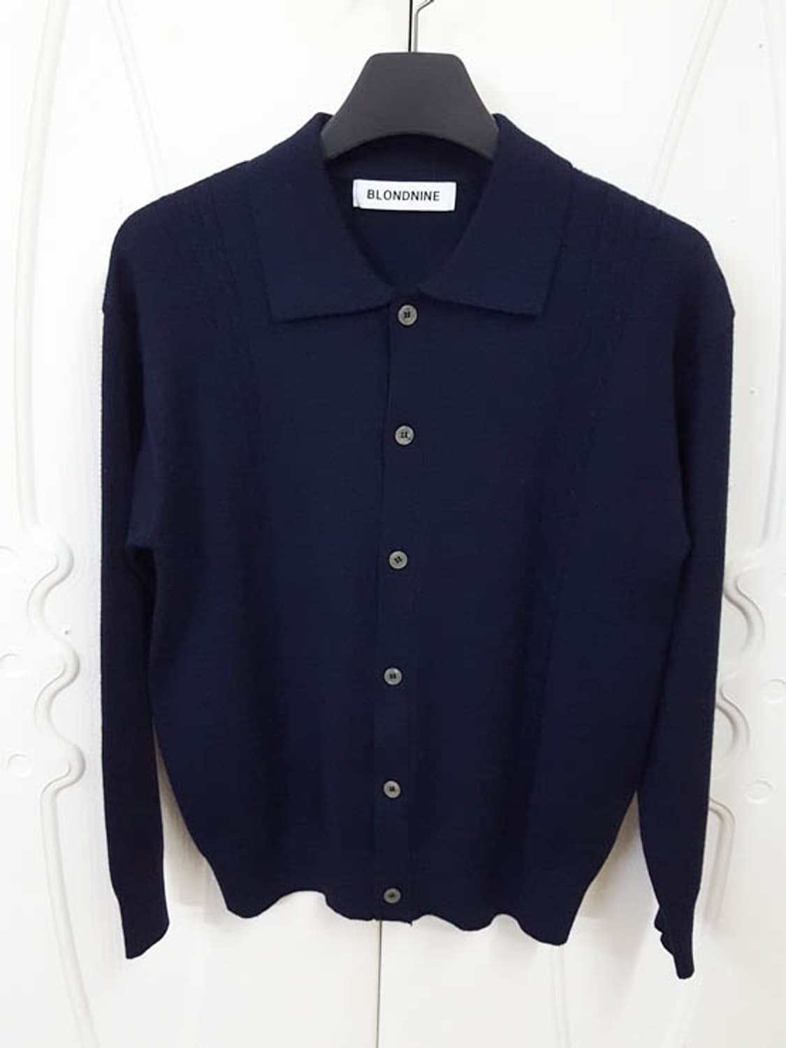 블론드나인 남성 카라 가디건 다크네이비 95-100 상품이미지1