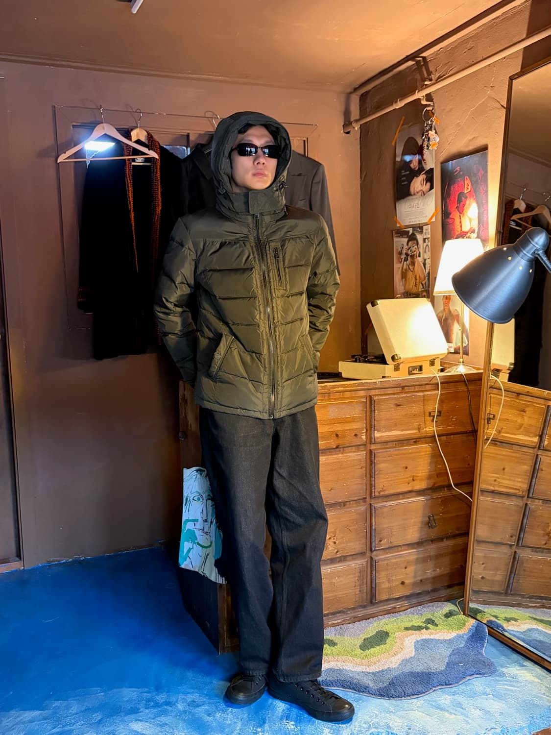 CALVIN KLEIN JEANS OLIVE PADDED JACKET 상품이미지3