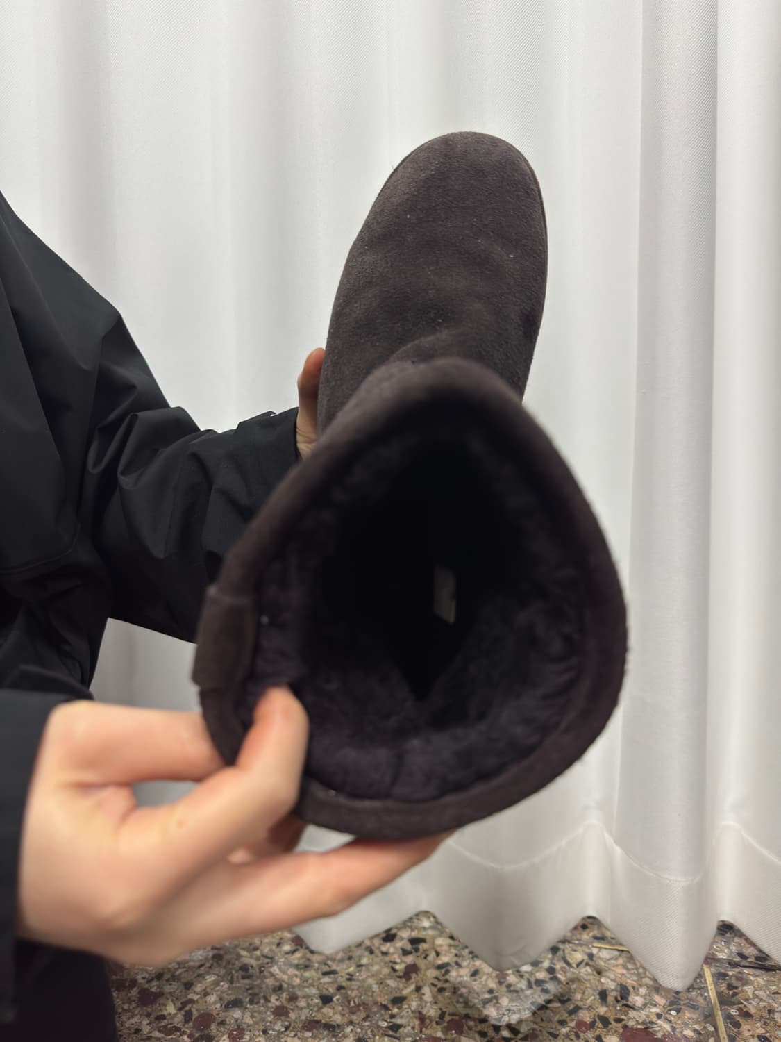 evu brown fur boots 상품이미지7