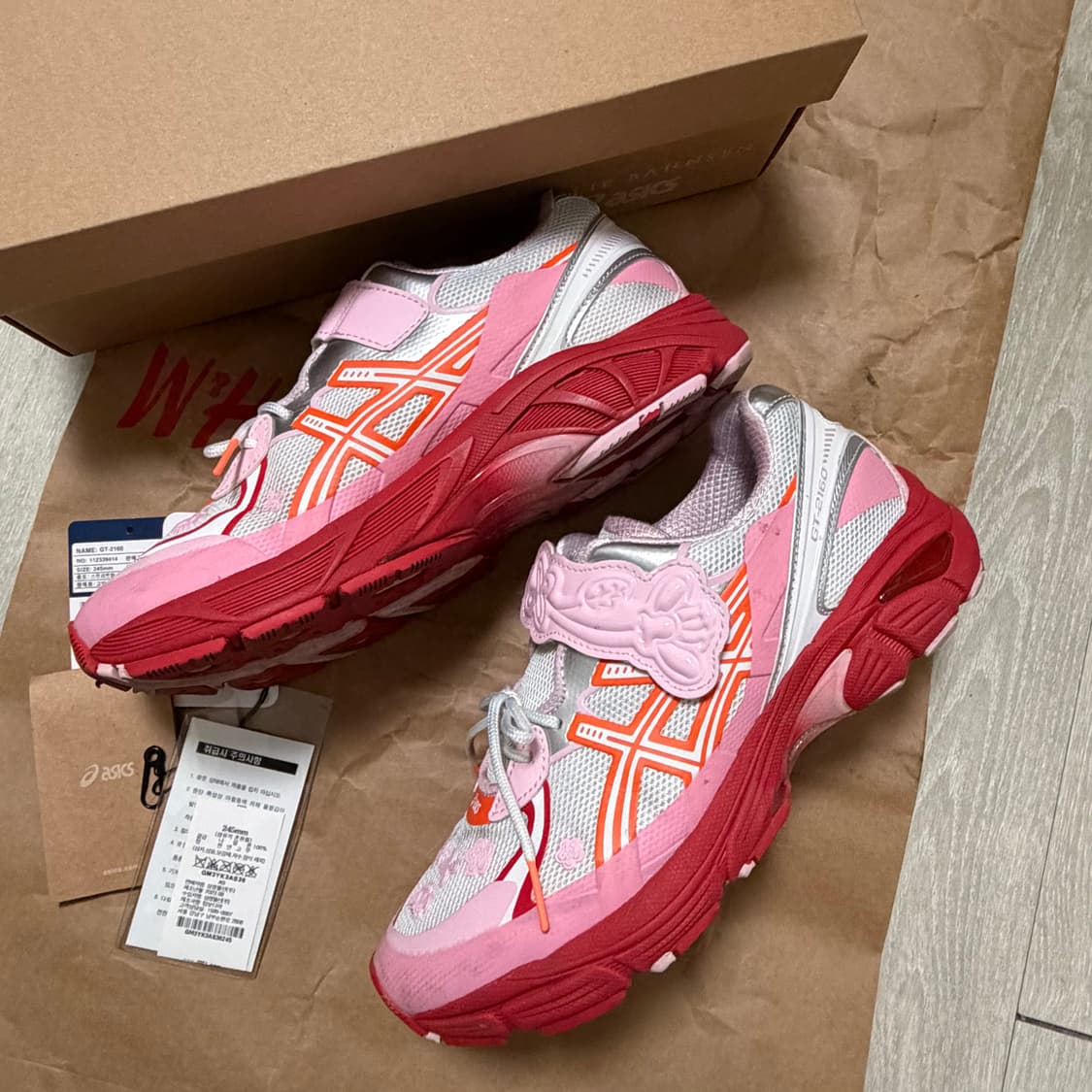 아식스 세실리아반센 GT-2160 white/habanero 상품이미지5