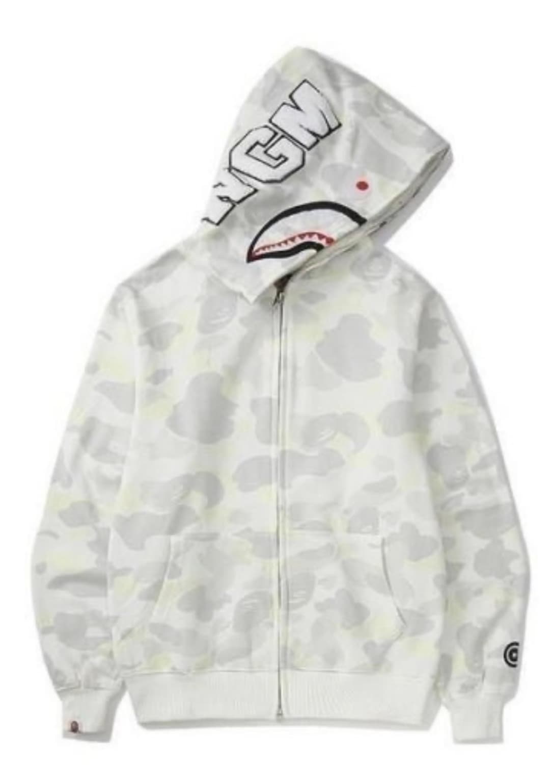 구해요) 베이프 샤크 후드집업 M 상품이미지1