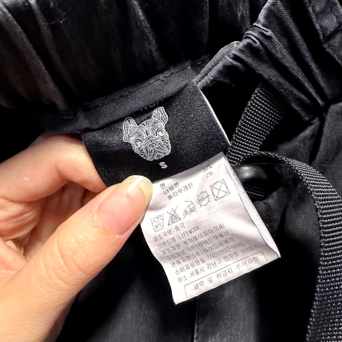 라이프워크 블랙 카고 조거팬츠  상품이미지5