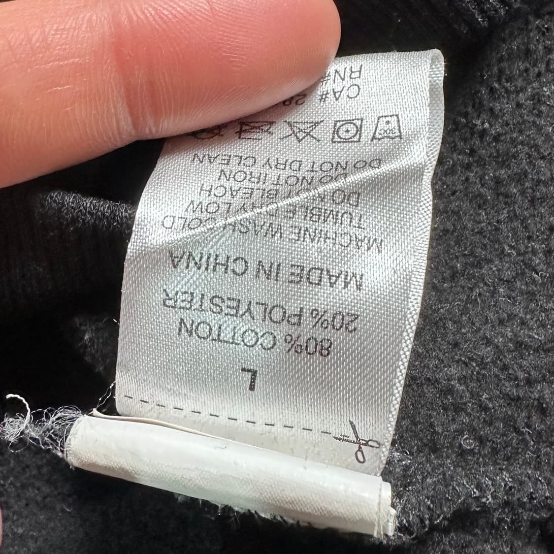 스투시 블랙 스탁로고 후드티  상품이미지9