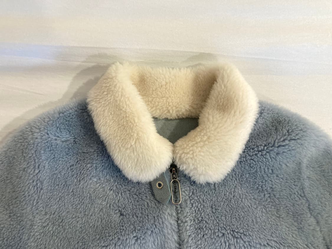 (거의 새것)furs66 순양모 퍼자켓 55-66 상품이미지4