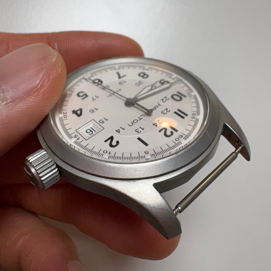 해밀턴 카키필드 쿼츠 38mm + 코도반 나토 상품이미지3