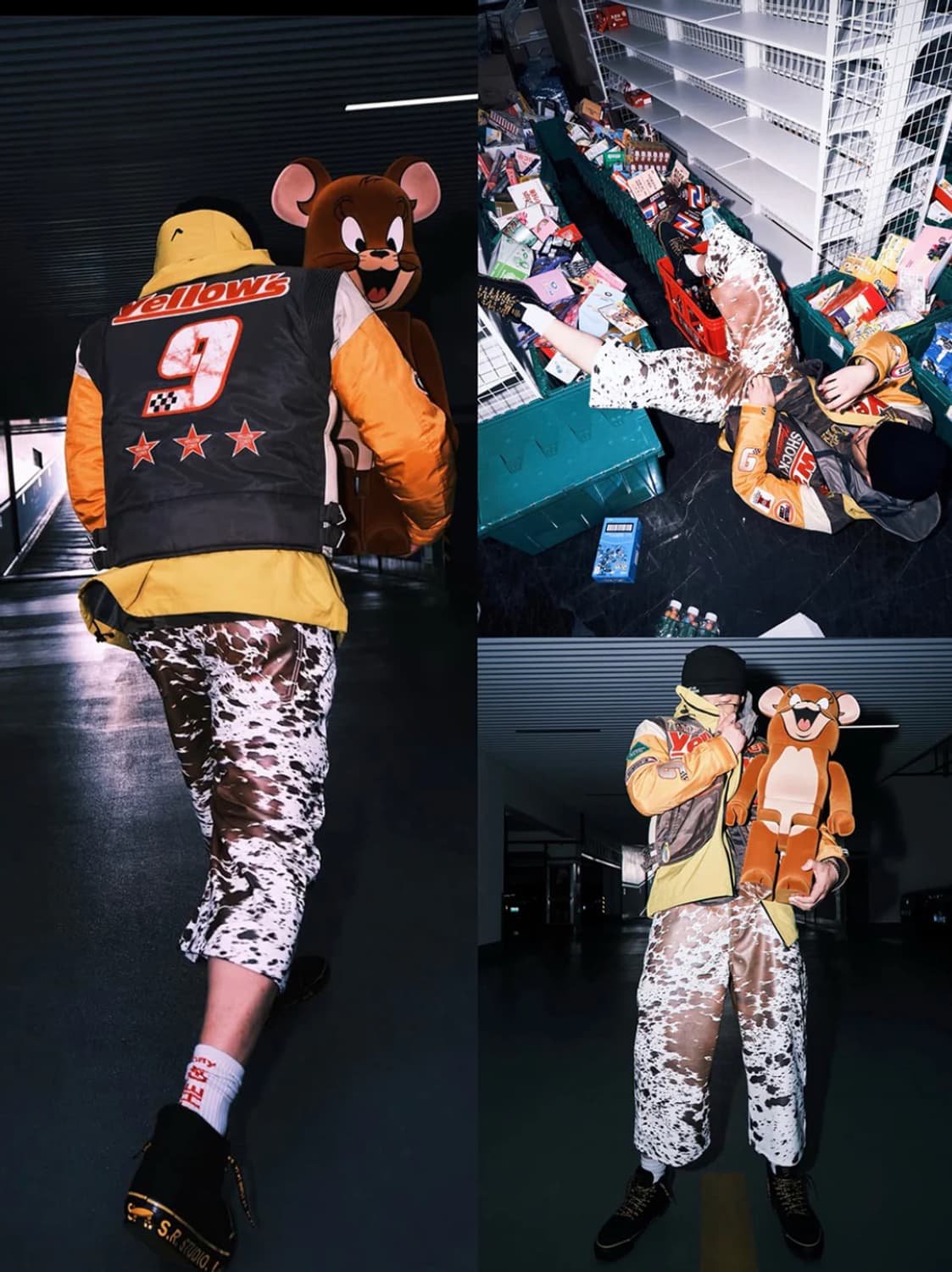 psylos1 양첸유 브랜드 송치 레더 쇼츠 상품이미지5