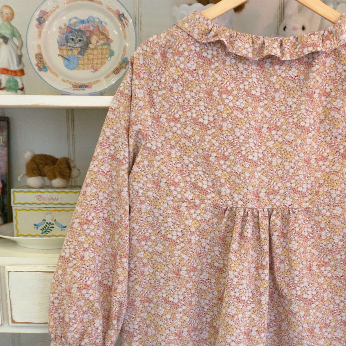 [earth music&ecology] 꽃바구니 블라우스 상품이미지7