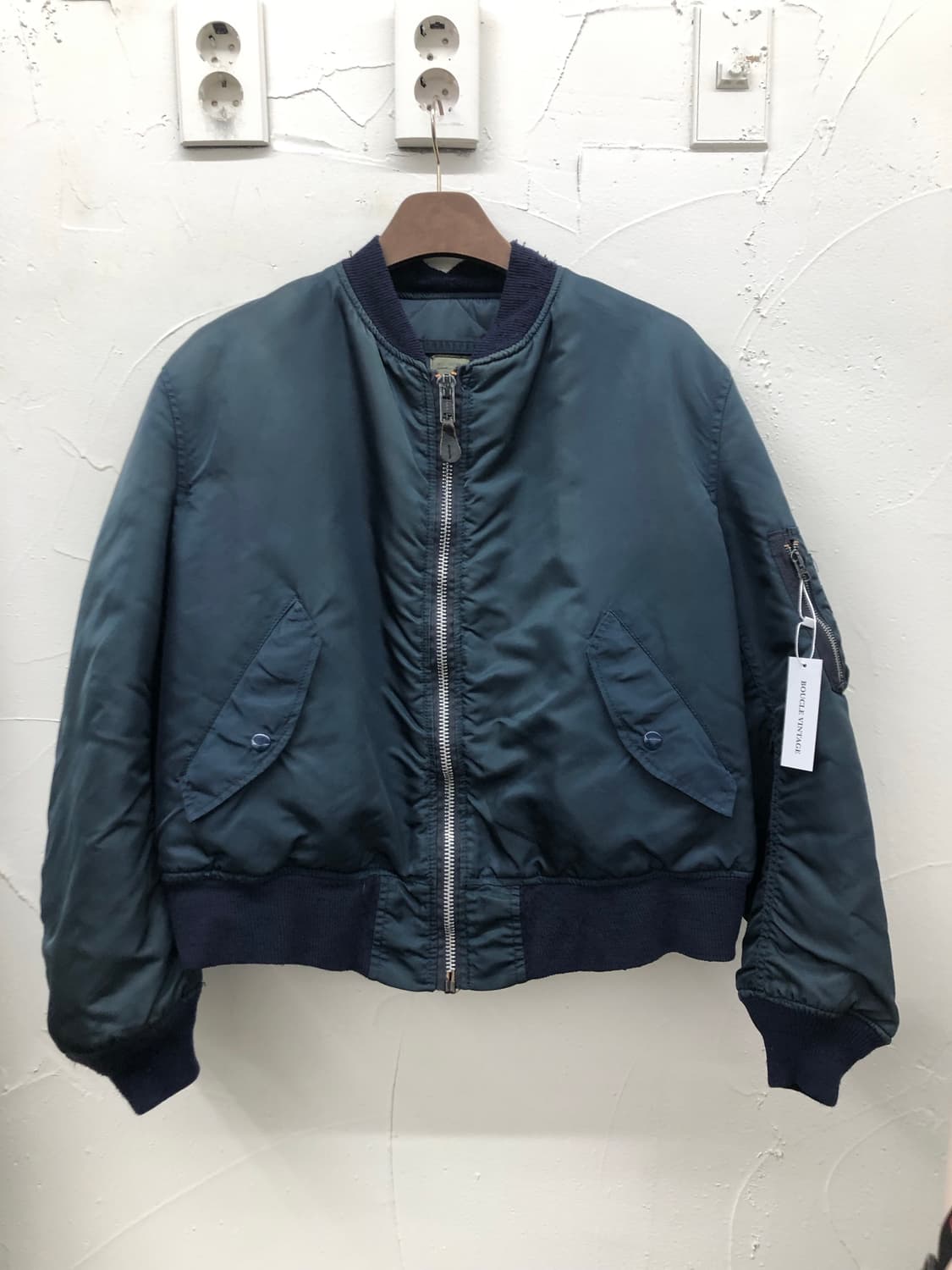 90s 알파 인더스트리 ma-1 네이비 상품이미지1