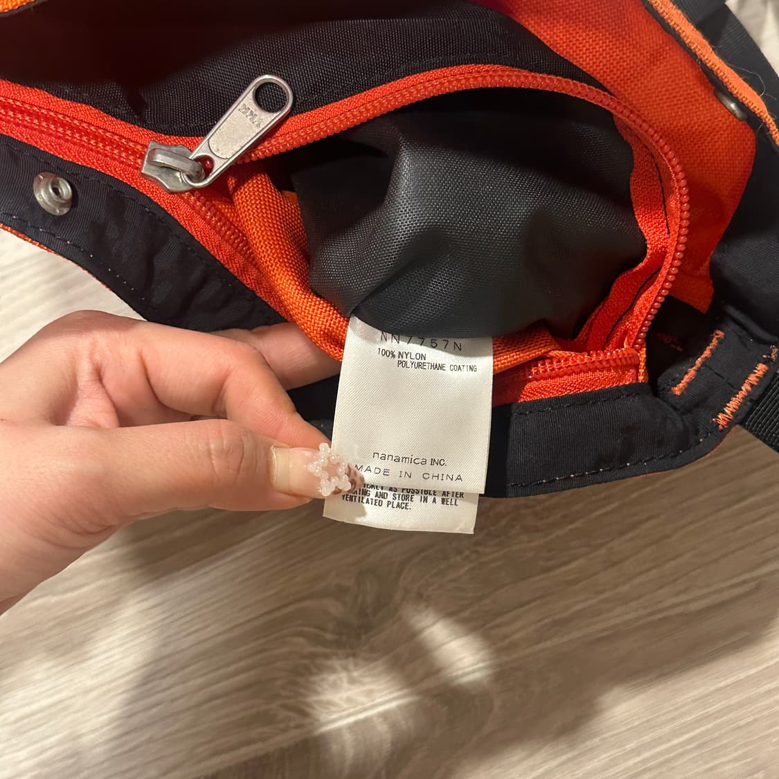 노스페이스퍼플라벨 샤코슈 백 오렌지 상품이미지6